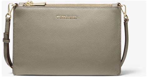 michael kors sac adele md sacoche|Adele Pebbled Leather Crossbody Bag .